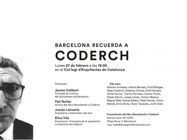 Barcelona recuerda a Coderch