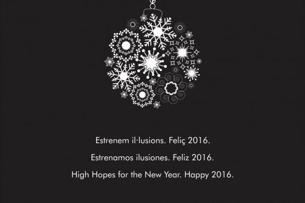 Estrenamos ilusiones. Feliz 2016.