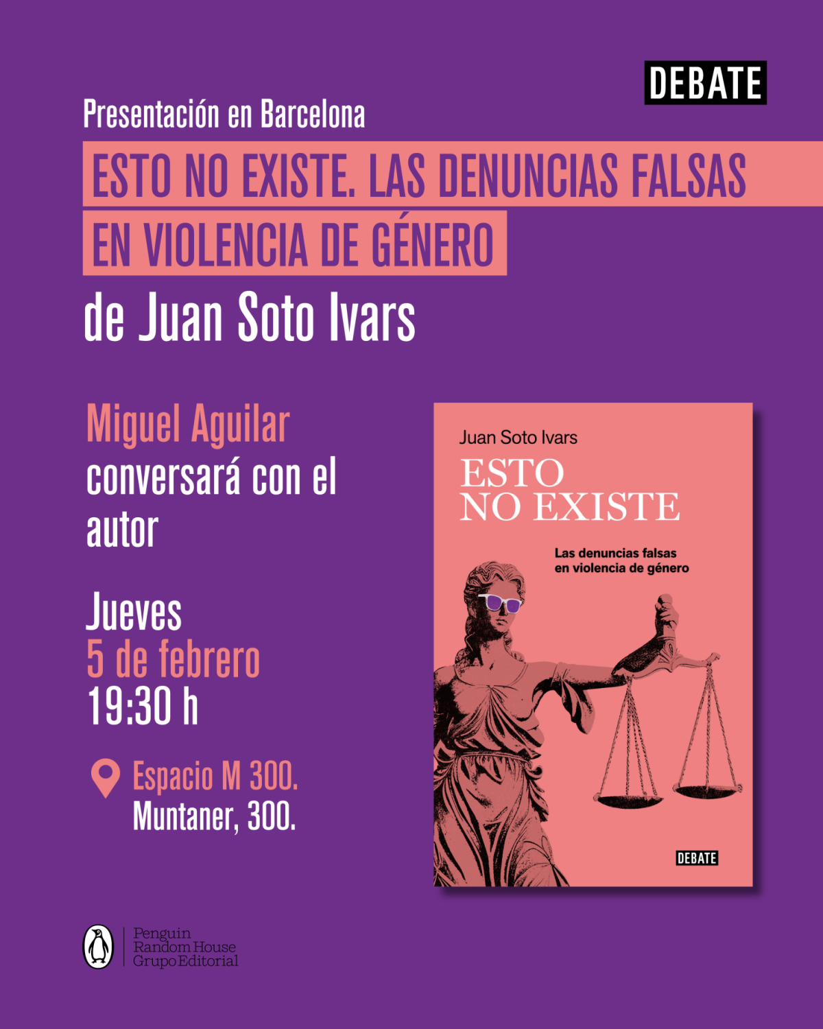 presentacion del libro de juan soto ivars esto no existe