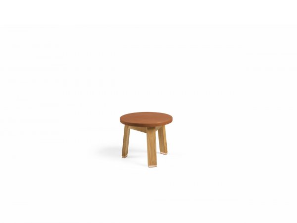 440S Upholstered Low Stool - taburete bajo -Studioilse - de la espada - MINIM