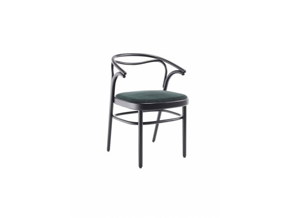 Beaulieu_ silla _ Gebrüder Thonet Vienna - MINIM - silla con cojín en asiento y reposabrazos