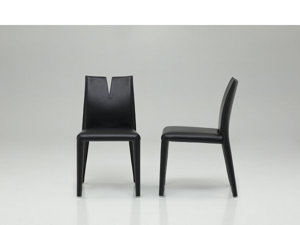 Cutter - silla - chair - b&b italia - silla de cuero - color negro - MINIM - Madrid - Barcelona - perspectivas