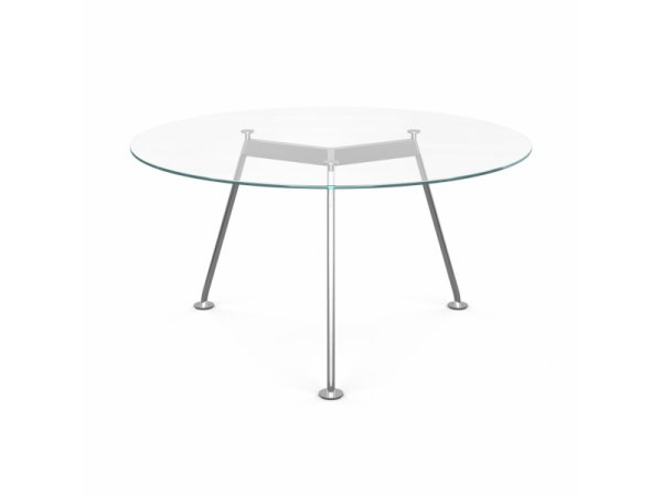 Grasshopper - Dining Table - mesa de comedor redonda - Knoll - MINIM - cristal