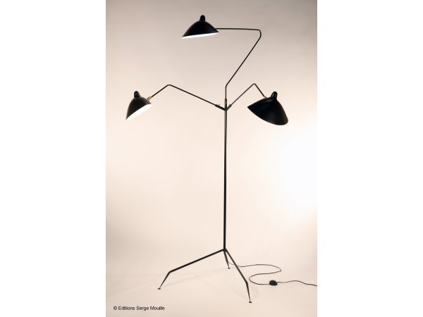 Serge Mouille, Standing lamp 3 rotating arms