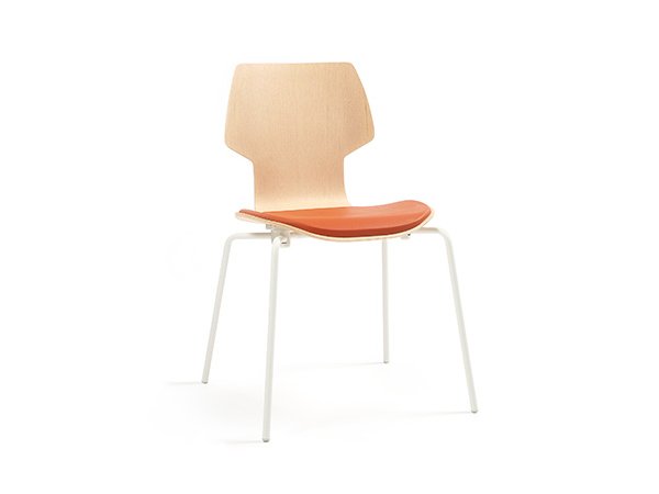 mobles114 - gracia - silla - MINIM - estructura lacada blanco - varios cojines