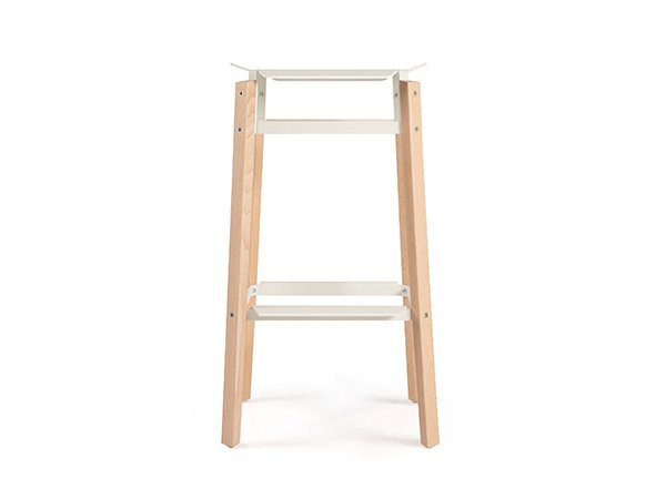 mobles114 - green - Taburete - madera y color blanco - MINIM