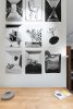 Dibujos sobre papel en blanco y negro de Julia Oschatz