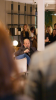Michael Anastassiades y Anatxu Zabalbeascoa durante la charla en MINIM Barcelona en colaboración con B&amp;amp;B y MAXALTO
