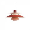 PH 3 1/2 -3 Amber coloured glass pendant, Louis Poulsen