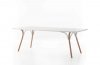 Arch Dining Table - mesa - Gebrueder Thonet Vienna - MINIM - mesa con tablero blanco