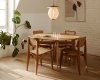 B-Table_DiningTable_mesa de comedor_extensible_ 85x85_nogal_Gubi_MINIM_lifestyle