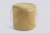 Hay, Bamboo Basket