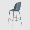 Beetle_Bar Chair_taburete_cromado_asiento azul_GUBI_MINIM