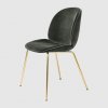 Beetle_DiningChair_tapizado de terciopelo gris_estructura latón_GUBI_MINIM