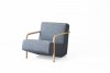 Butaca - Sillón - Porro_ LULLABY_Estructura de roble_Tela suave_piel_cuero ecológico_MINIM Showroom_Madrid_Barcelona_Mobiliario_Decoración