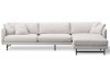 Calmo sofá - fredericia - MINIM - 3 plazas con chaiselounge - base de metal