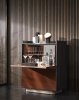 Librería_mueble TV_darren-Minotti_ MINIM_Madrid_Barcelona_ gris_perspectiva 2