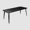 Gubi DiningTable_Mesa de comedor rectangular_base de madera y laminado negro_Gubi_MINIM