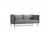 HAY_Sofá Silhouette 2 seater_2 asientos_black steel base_base en acero negro cromado_MINIM Showroom_Madrid_Barcelona