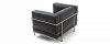 LC3 FAUTEUIL GRAND CONFORT DURABLE - Le Corbusier, Pierre Jeanneret, Charlotte Perriand - Cassina - MINIM - trasera