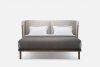 Low Dubois Bed - Luca Nichetto - cama de nogal - cama de madera- cabecero bajo - sin mesita de noche - MINIM