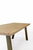 Mesa RYOBA_Porro_tablero de madera maciza_cerezo europeo_patas metal_patas triangulares_caballete_MINIM Showroom_Madrid_Barcelona