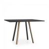 ORI - mesa redonda alta - La Palma - MINIM - mesa negra y madera