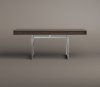 Office Desk _ estructura acero - mesa de nogal mesa de escritorio - Karakter - MINIM