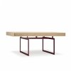 Office Desk _ estructura roja - mesa de escritorio - Karakter - MINIM - vista lateral