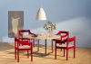 Silla_Carimate - lifestyle comedor - color rojo- Fritz Hansen - MINIM