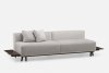 Sofa Eight Armless - Neri&amp;amp;Hu - patas de nogal - sofá gris -mesita auxiliar -delaespada-MINIM