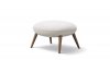 Swoon - Ottoman - reposapies - pouf - fredericia - MINIM - base de madera - blanco