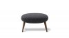 Swoon - Ottoman - reposapies - pouf - fredericia - MINIM - base de madera - gris oscuro