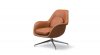 Swoon Lounge Petit - butaca cuero - fredericia - MINIM - base metal