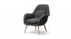 Swoon Lounge Petit - butaca gris - fredericia - MINIM