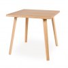 mobles114 - gracia - mesa de comedor cuadrada - MINIM - madera clara