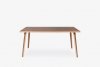 mobles114 - gracia - mesa de comedor rectangular- MINIM - madera oscura