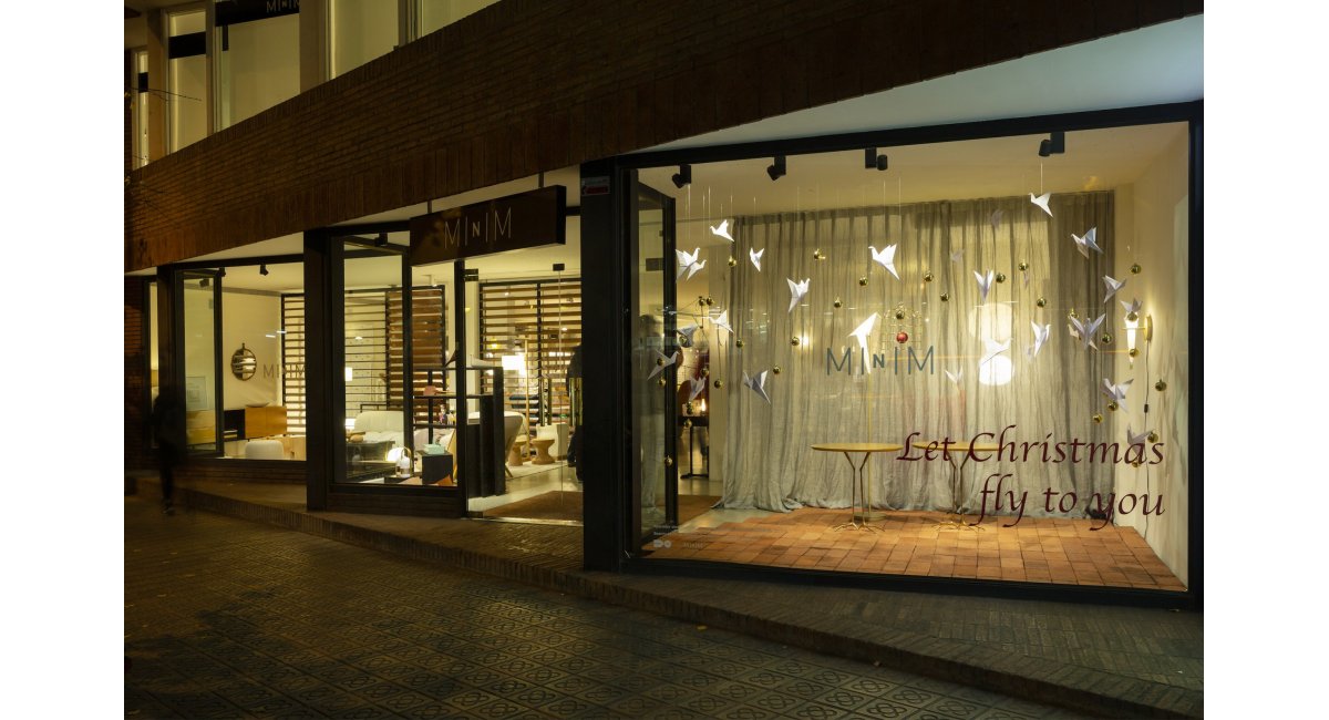 Escaparate Navidad MINIM Barcelona