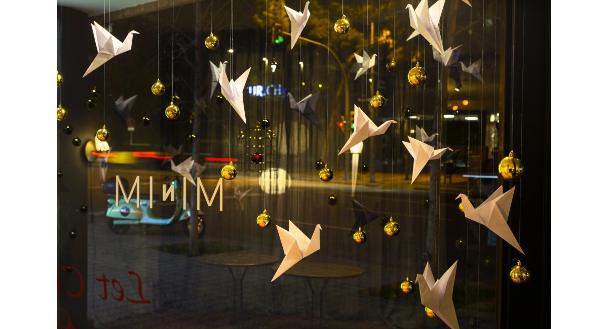 Escaparate Navidad MINIM Barcelona