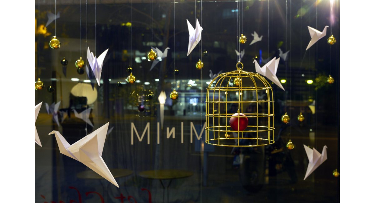 Escaparate Navidad MINIM Barcelona