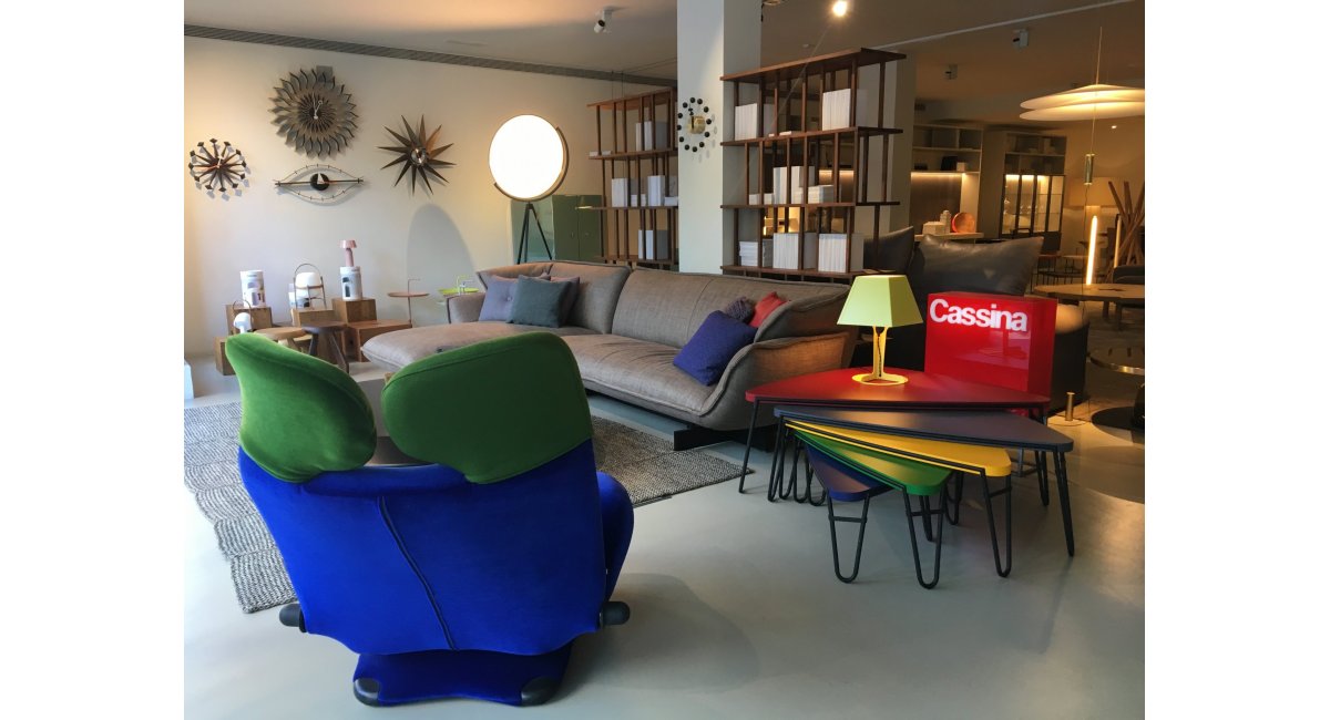 Escaparate Cassina en MINIM Barcelona