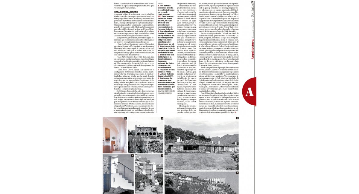 Libro &quot;Recordando a Coderch&quot; MINIM Barcelona