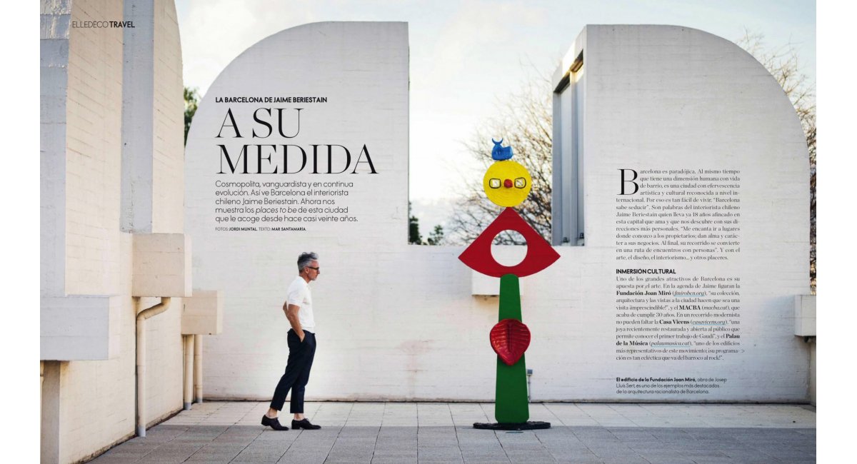 Elle Decoration España Jaime Beriestain MINIM Barcelona