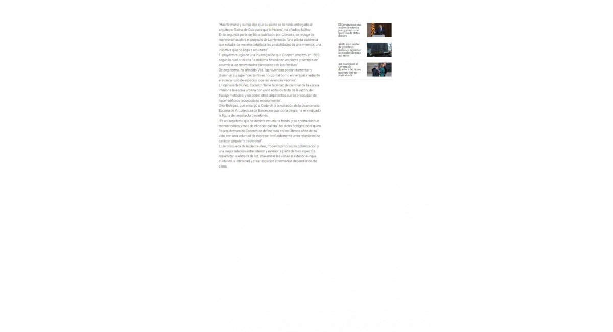 Libro &quot;Recordando a Coderch&quot; MINIM Barcelona