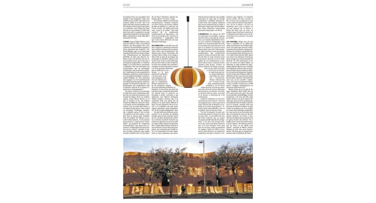 Libro &quot;Recordando a Coderch&quot; MINIM Barcelona