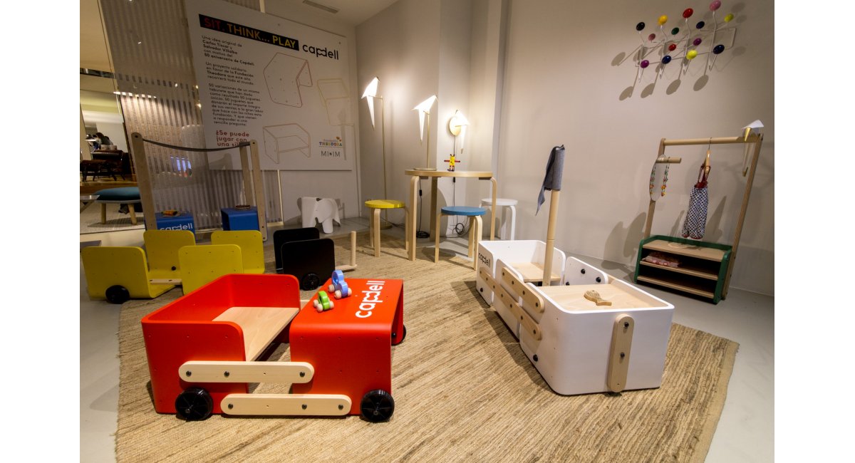 Sit, think play de capdell en MINIM Barcelona