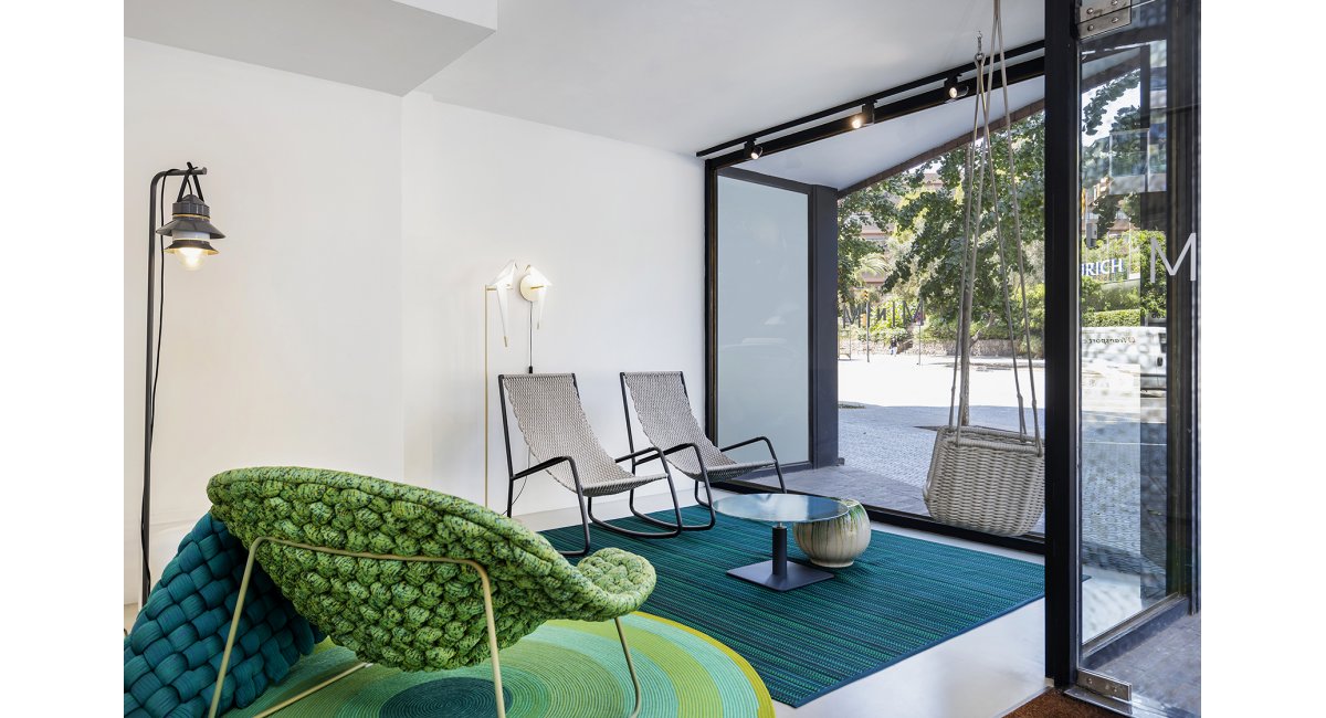 Escaparate MINIM Barcelona Paola Lenti