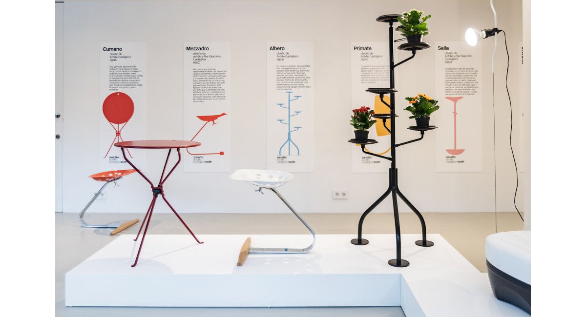 Exposición Achille Castiglioni 100th en MINIM Barcelona