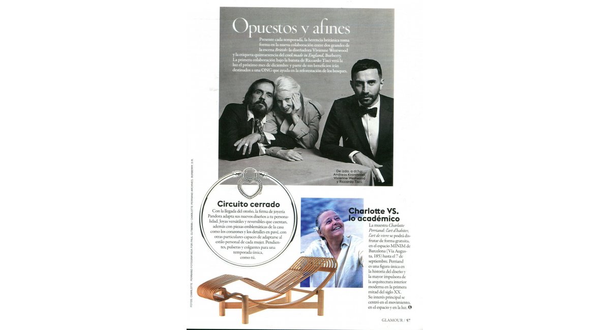 La exposición de Perriand en MINIM en la prensa