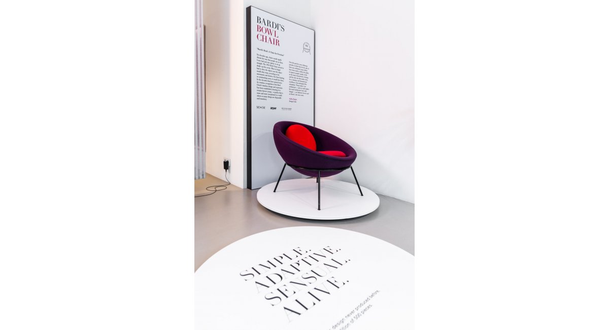 Lina Bo Bardi y la Bowl Chair en MINIM Barcelona